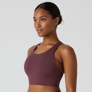 Halara SoftlyZero Plush Low Support Asymmetric Yoga Sports Bra Size XS Sporty‎